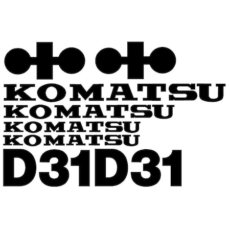 Aftermarket Decal Set KOMD31DECALSET